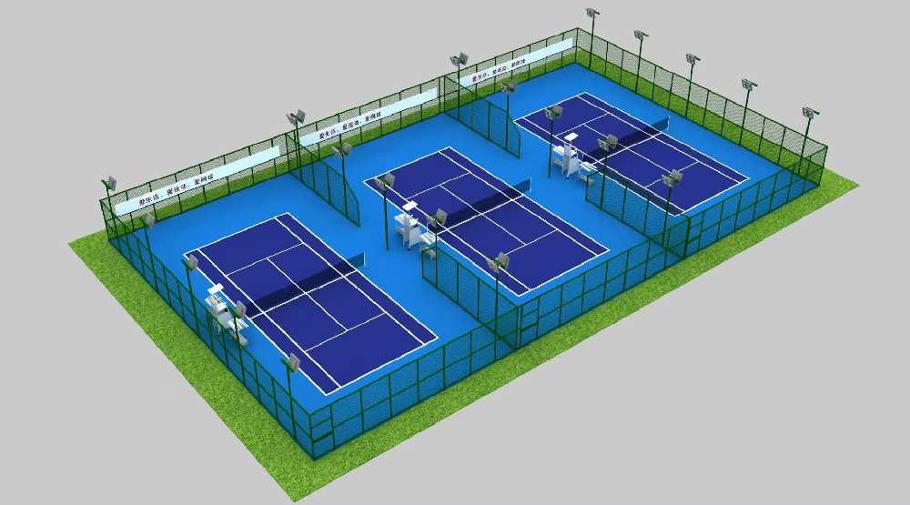 铺设沥青基础网球场、篮球场等的优势